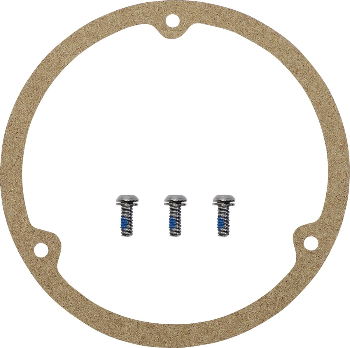 Drag Specialties Live To Ride Derby Cover Chrome 3-Hole Derby Cover Lt