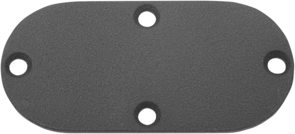 Drag Specialties Wrinkle Black Primary Chain Inspection Cover Cover In