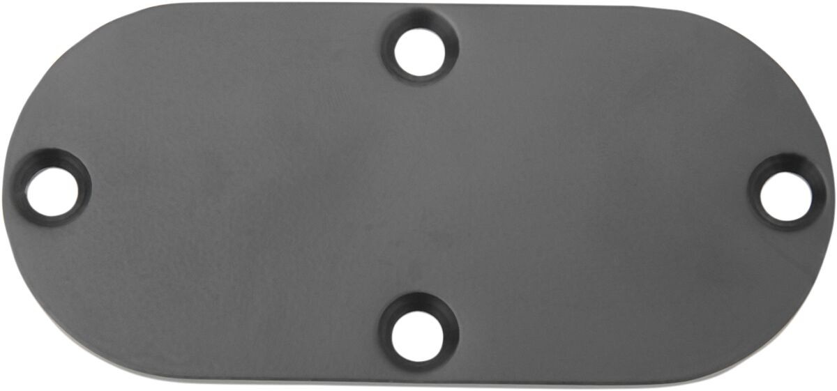 Drag Specialties Flat Black Primary Chain Inspection Cover Cover Insp