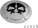 Drag Specialties Cover Derby Split Skull 5-Hole Chrome Cover Drb Sp Sk Drag Specialties Cover Derby Split Skull 5-Hole Chrome Cover Drb Sp Sk