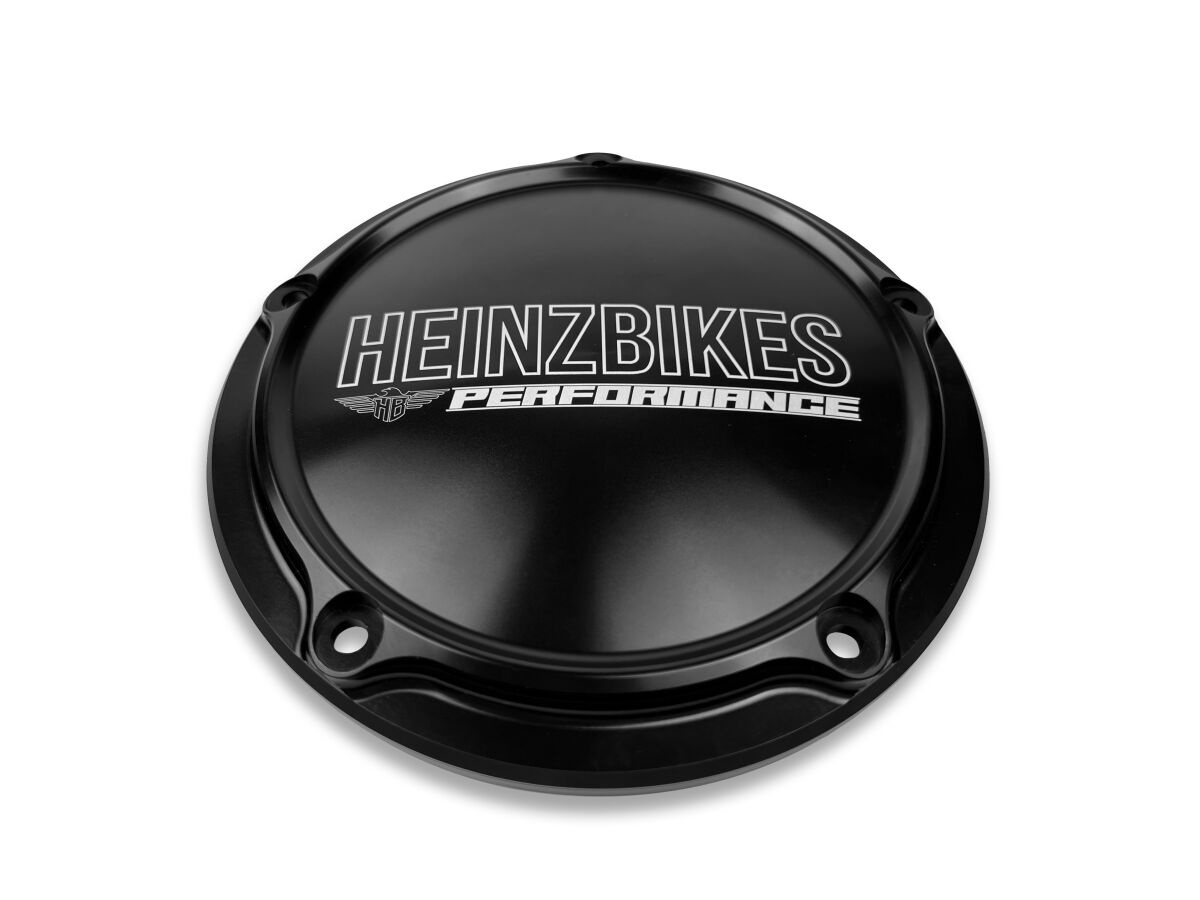 Heinz Bikes Derby Cover Twin Cam Black Derby Cover Twin Cam Black