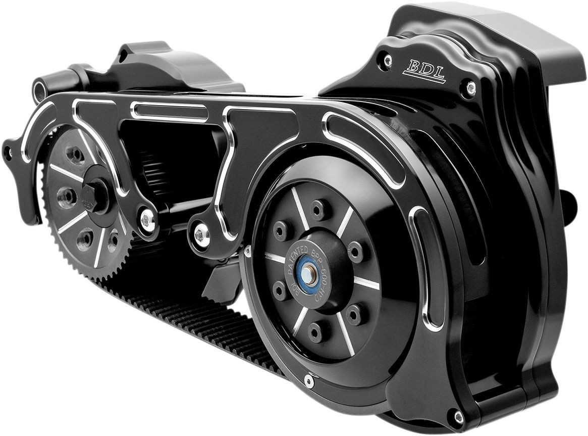 Belt Drives Ltd. 2�?� Open Belt Drive Kits With 2-Piece Motor Plate Bl