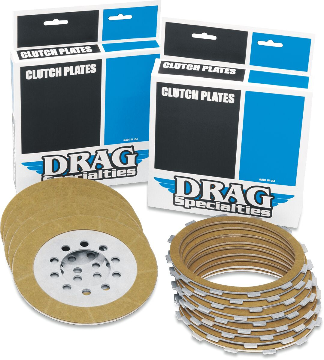 Drag Specialties Clutch Friction Plates Kit Kevlar Clutch Plates 98-17