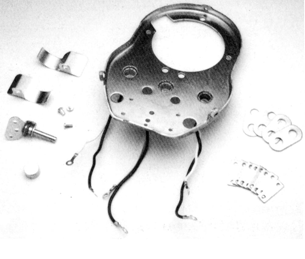 Dash mounting plate Cateye original Fatbobtank