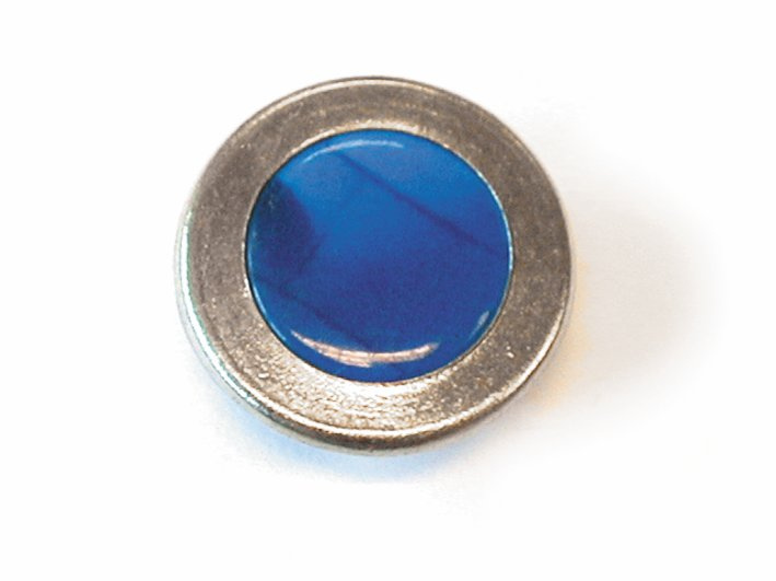 Blue lens three-light dash cover