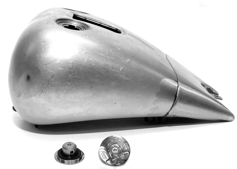 Fatbobtank 2 f�rl. 5,1 G 00-07 med inspr,1 pc,2 l�sb. t/l(19,3 Liter