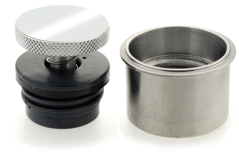 Gas cap Pop-up, vented, with steel weld-in bung