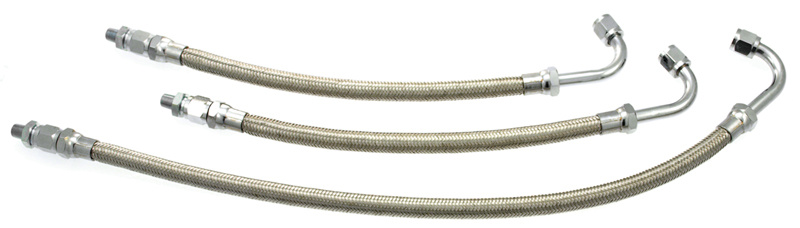 Braided oil lines, stright leg frame & tin primary cover