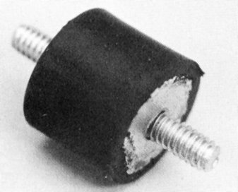 Gummi-upph�ngning oljetank/batteril�da med 1/4