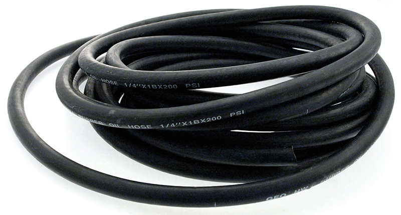 Svart Br�nsleslang (6mm - 1/4