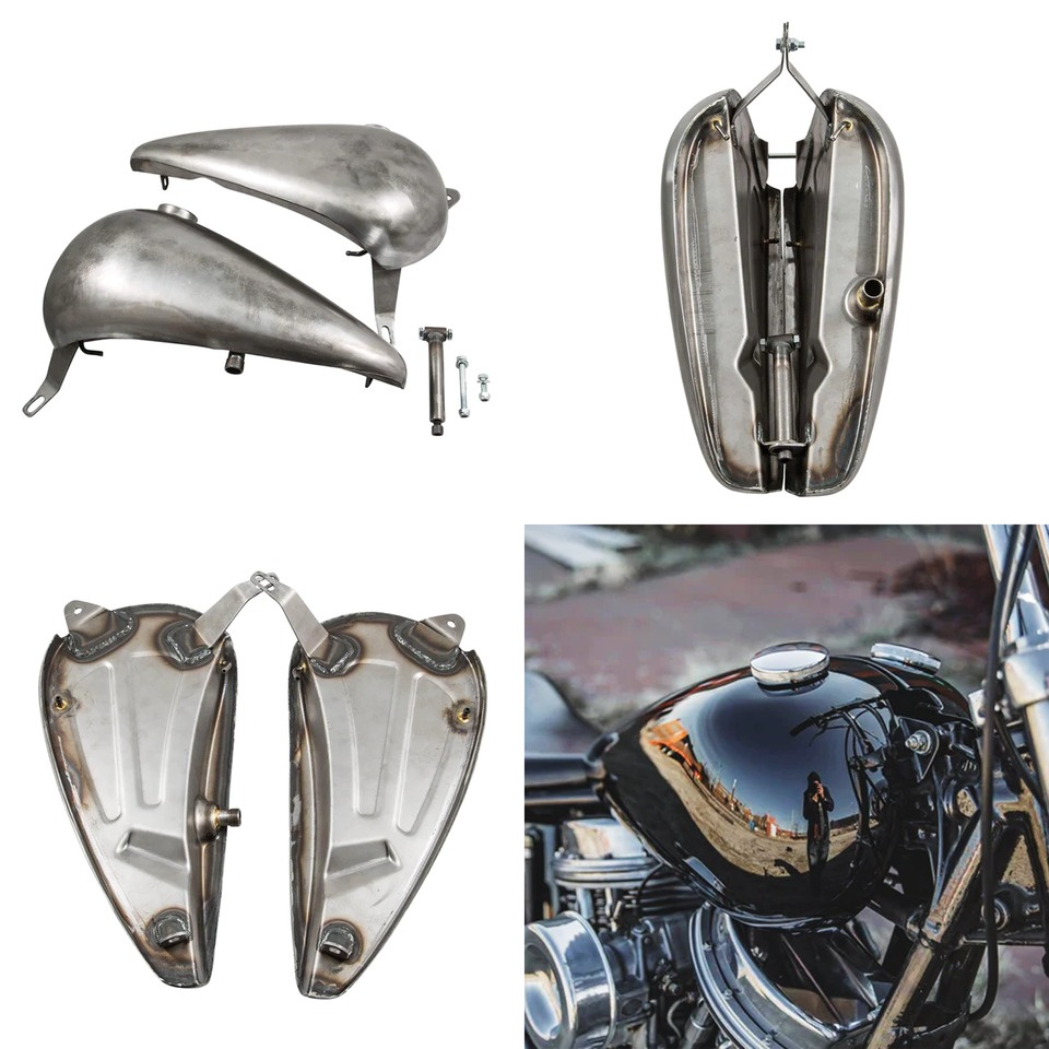 Lowbrow WX style split gas tank set
