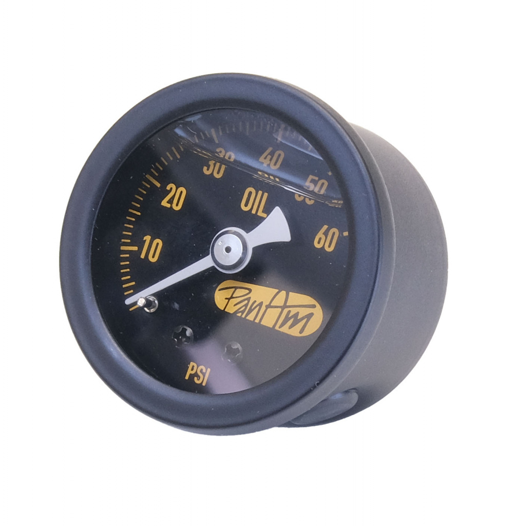 PanAm Oljetrycksm�tare Svart