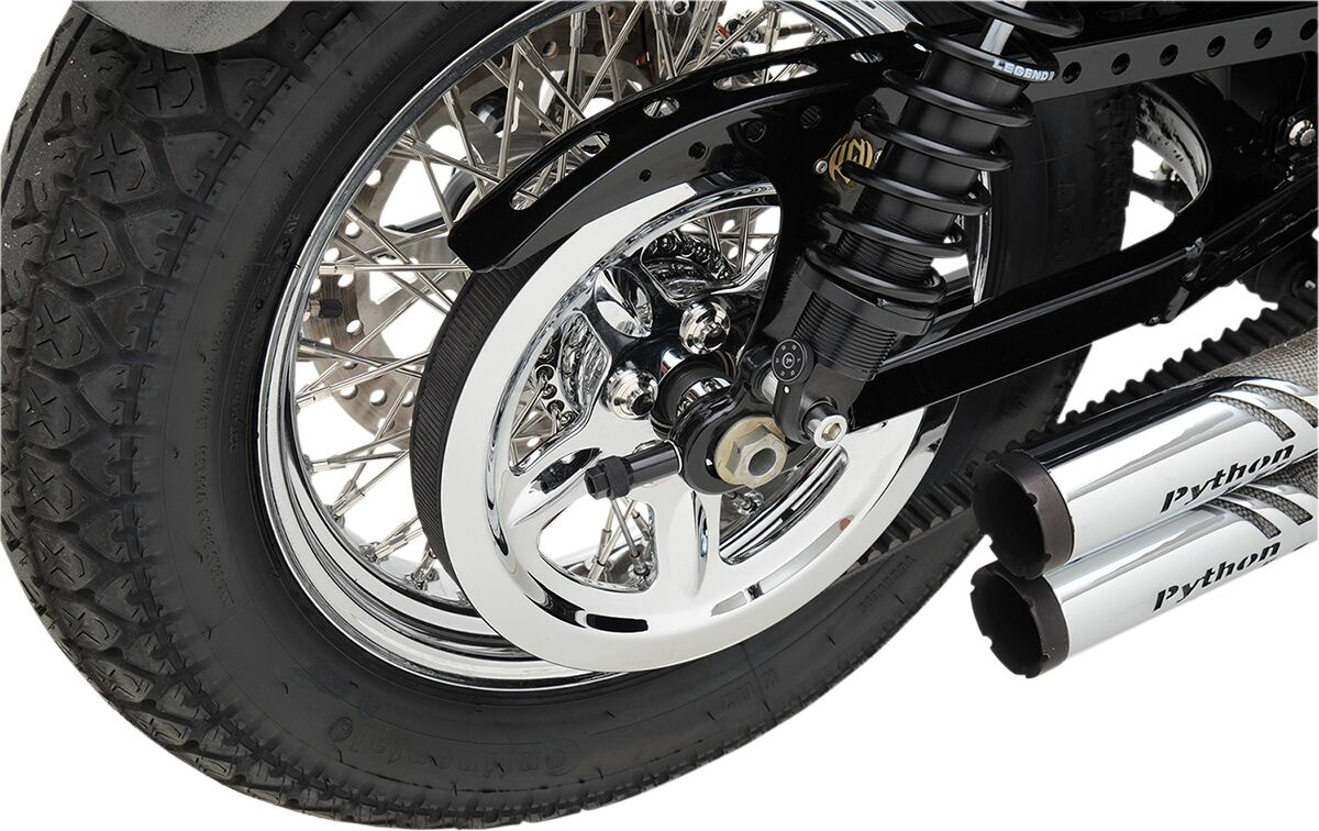 Drag Specialties Rear Belt Pulley Cover Chrome Cover Puly Chr 04-22 Xl