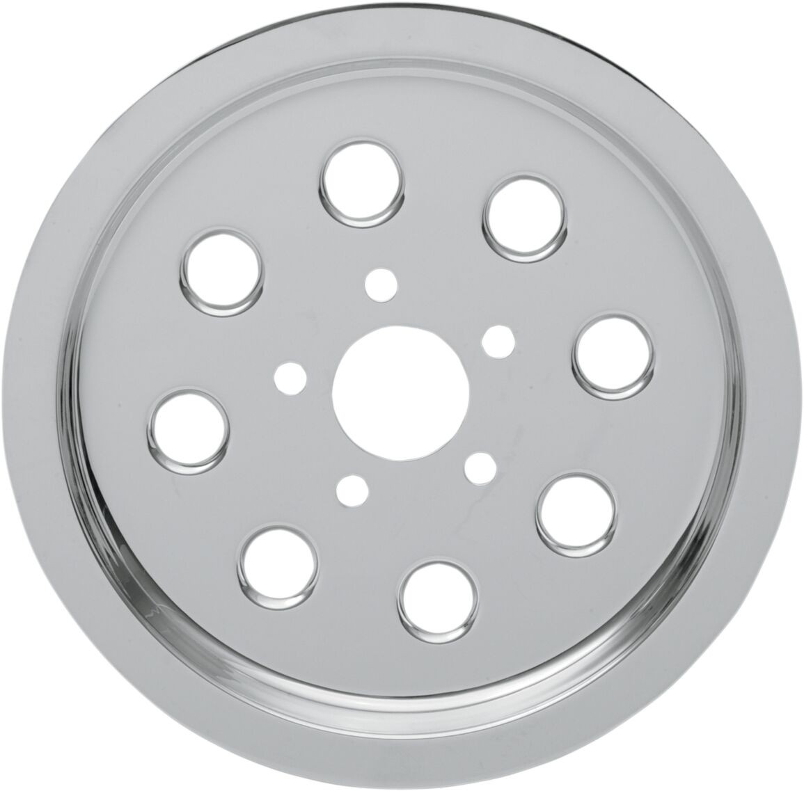 Drag Specialties Rear Belt Pulley Cover Chrome 65T Cover Pulley 84-99