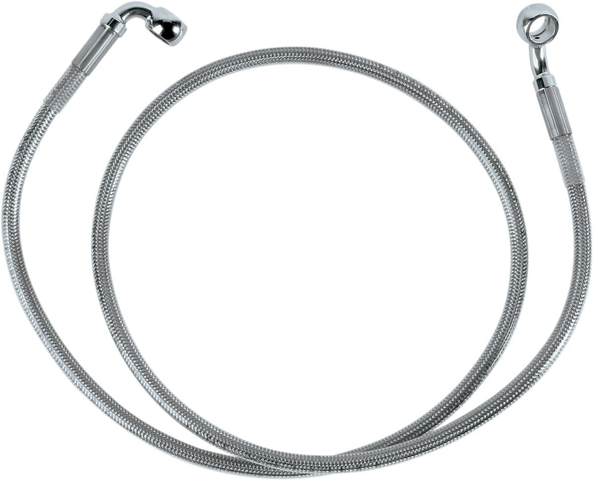 Drag Specialties Front Brake Line Stainless Steel Frt Brake Line 01-05