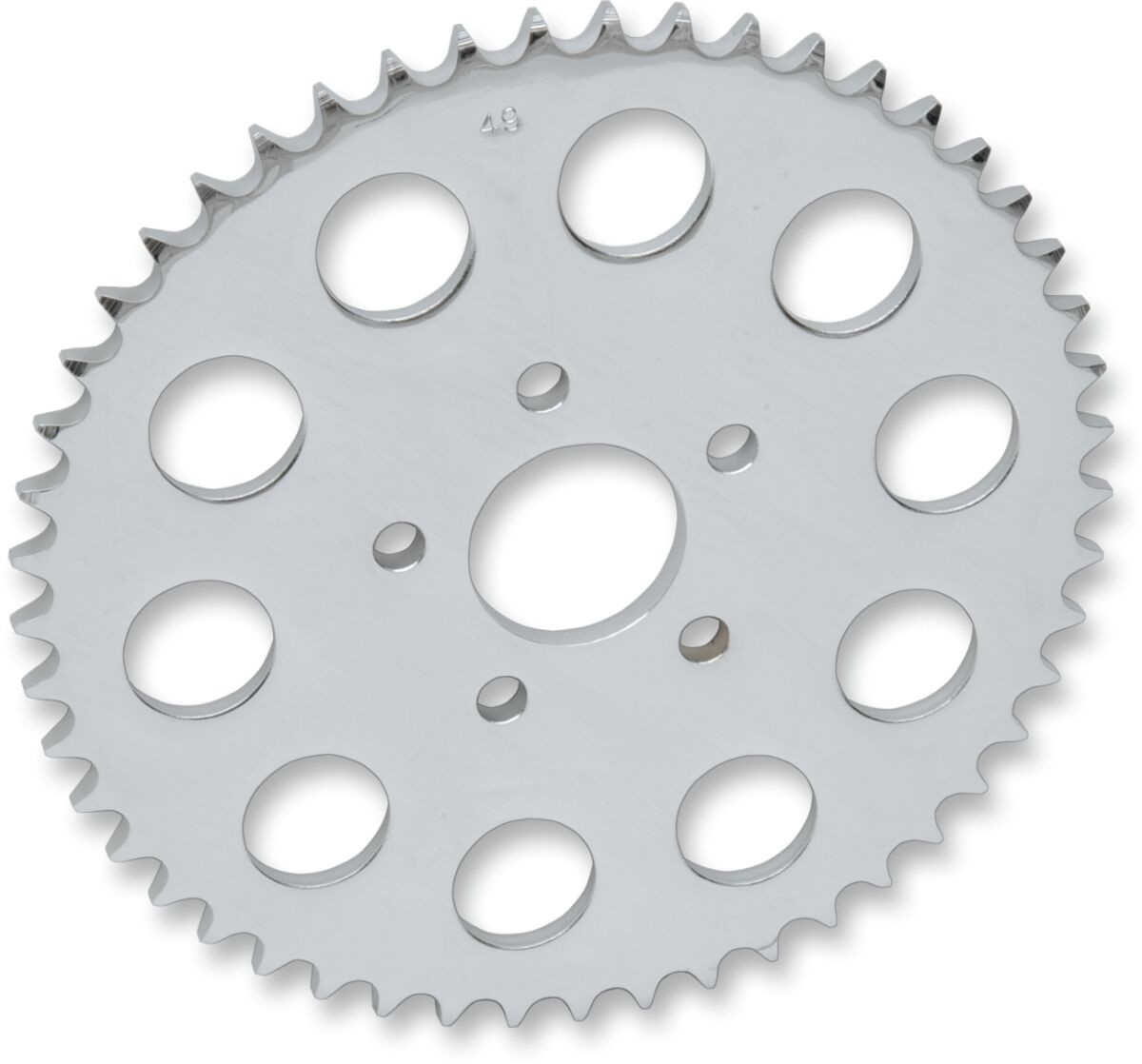 Drag Specialties Rear Chain Sprocket 530 Flat 51T Steel/Chrome Sprocke