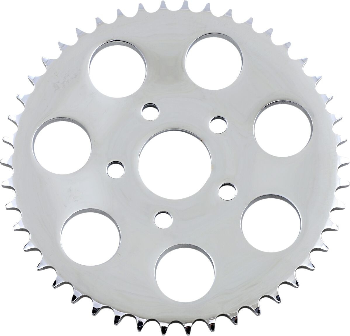 Drag Specialties Rear Chain Sprocket 530 Dished 46T Steel/Chrome Sproc