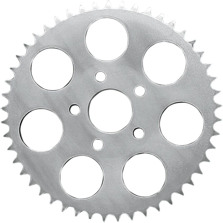 Drag Specialties Rear Chain Sprocket Flat 51T Steel/Chrome Sprocket 51