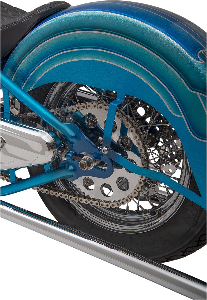 Drag Specialties Rear Chain Sprocket 530 Flat 49T Steel/Chrome Sprocke