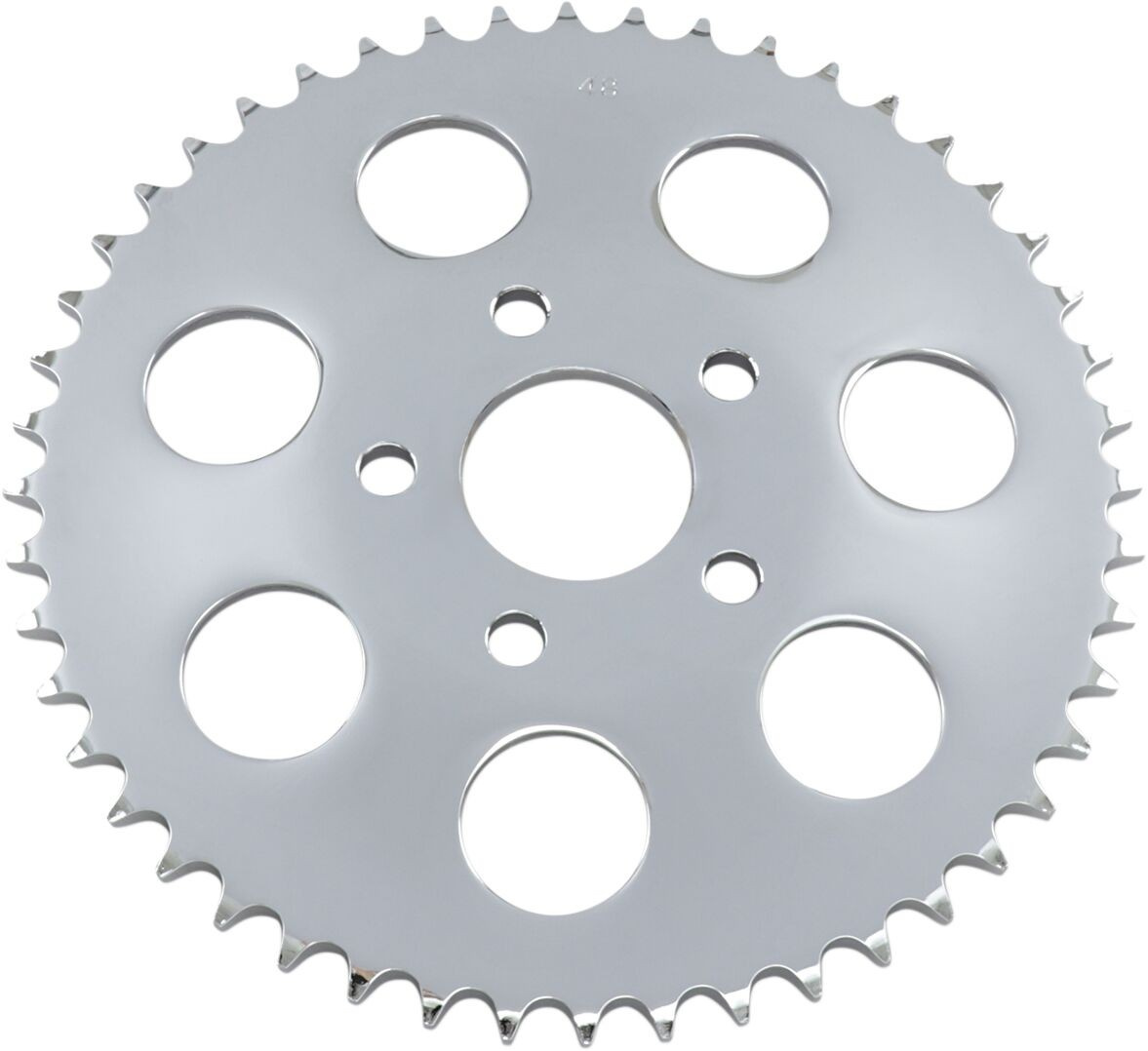 Drag Specialties Rear Chain Sprocket Dished 48T Steel/Chrome Sprocket