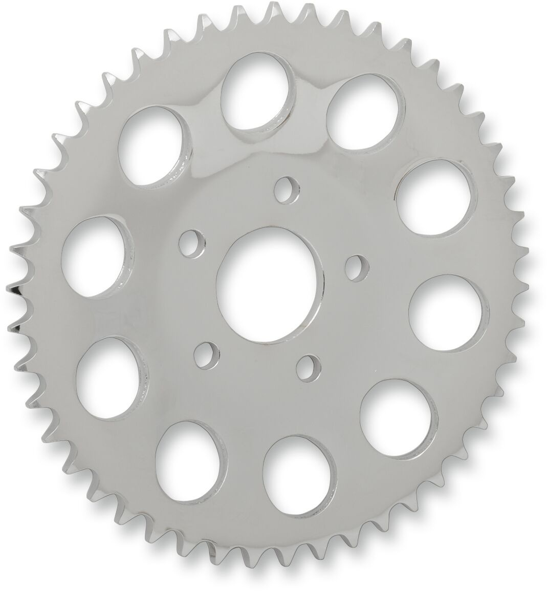 Drag Specialties Rear Chain Sprocket 530 Dished 46T Steel/Chrome Sproc
