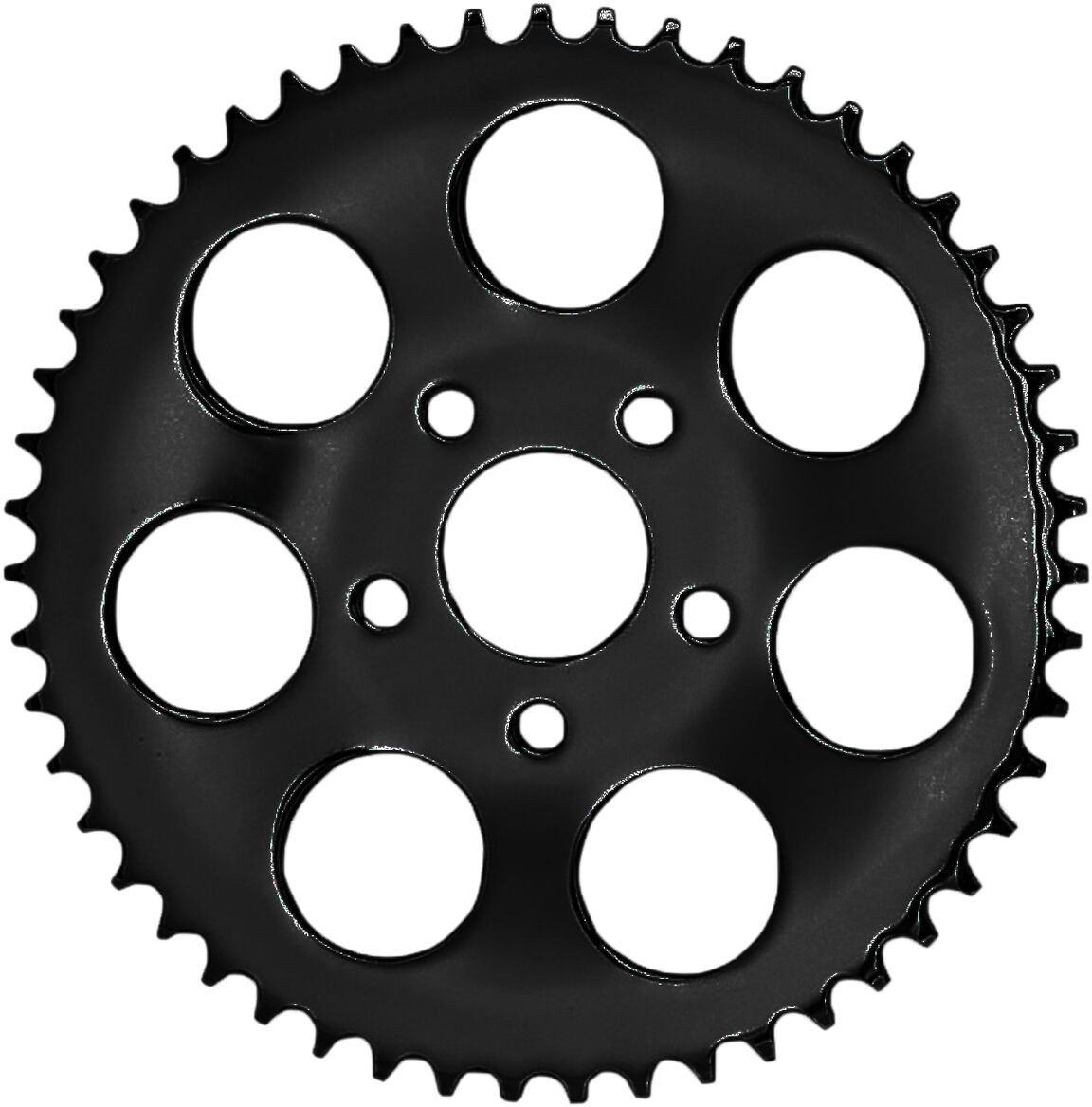 Drag Specialties Sprocket Rear Wheel 48T Flat Gloss Black Sprocket Blk