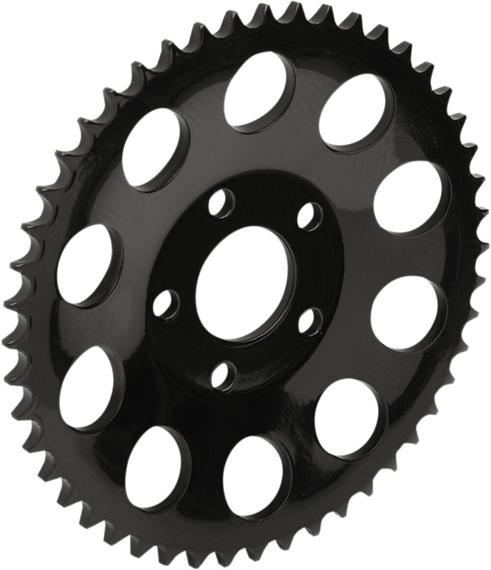 Drag Specialties Sprocket Rear Wheel 48T Dish Gloss Black Sprocket Blk