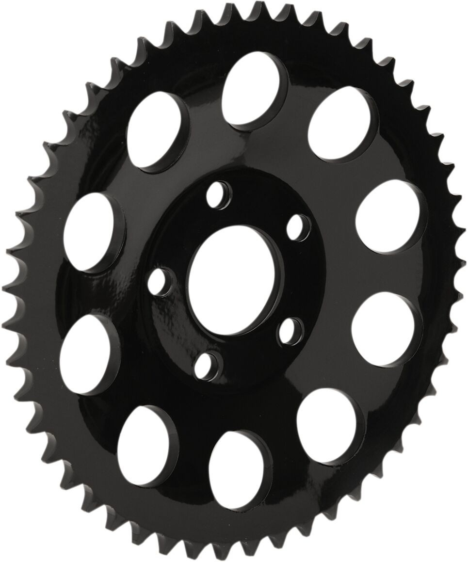 Drag Specialties Sprocket Rear Wheel 49T Dish Gloss Black Sprocket Blk