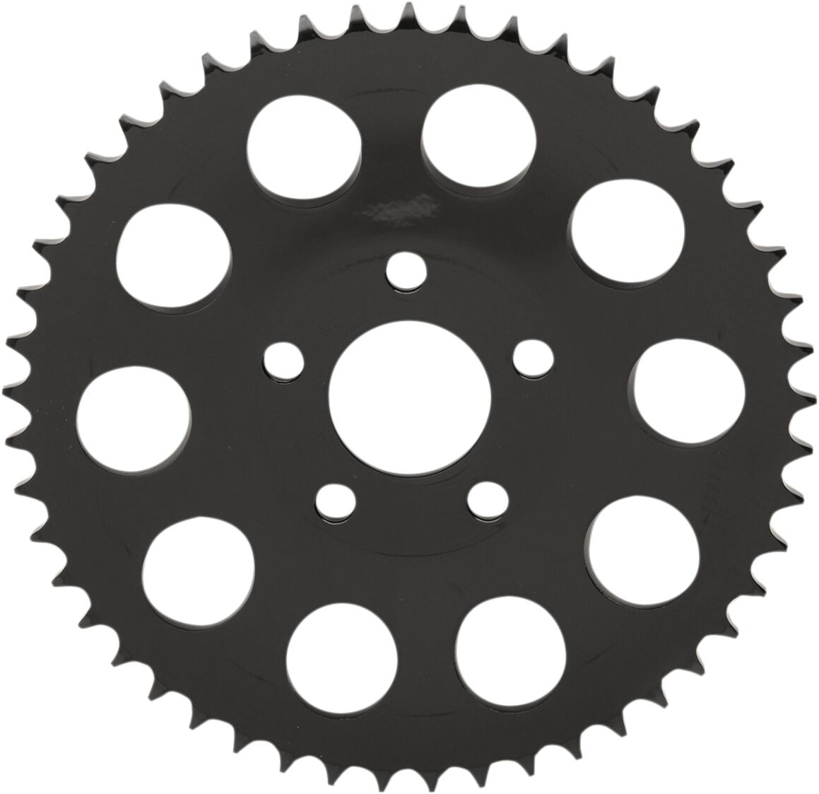 Drag Specialties Sprocket Rear Wheel 49T Dish Gloss Black Sprocket Blk