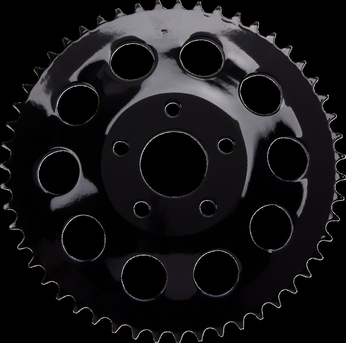 Drag Specialties Sprocket Rear Wheel 51T Dish Gloss Black Sprocket Blk