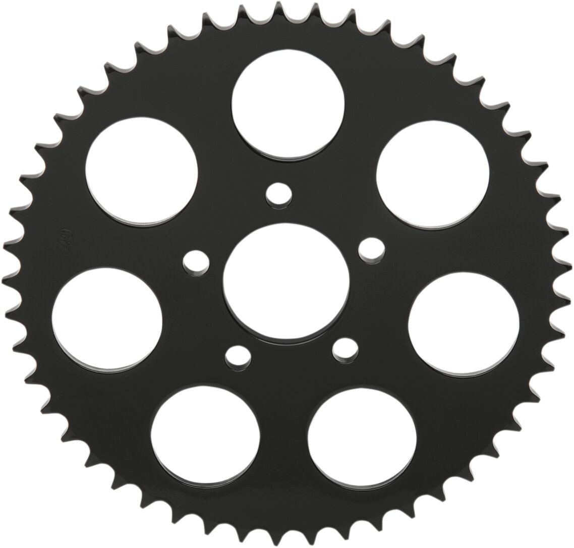 Drag Specialties Sprocket Rear Wheel 49T Flat Gloss Black Sprocket Blk