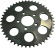 Drag Specialties Sprocket Rear Wheel 51T Dish Gloss Black Sprocket Blk