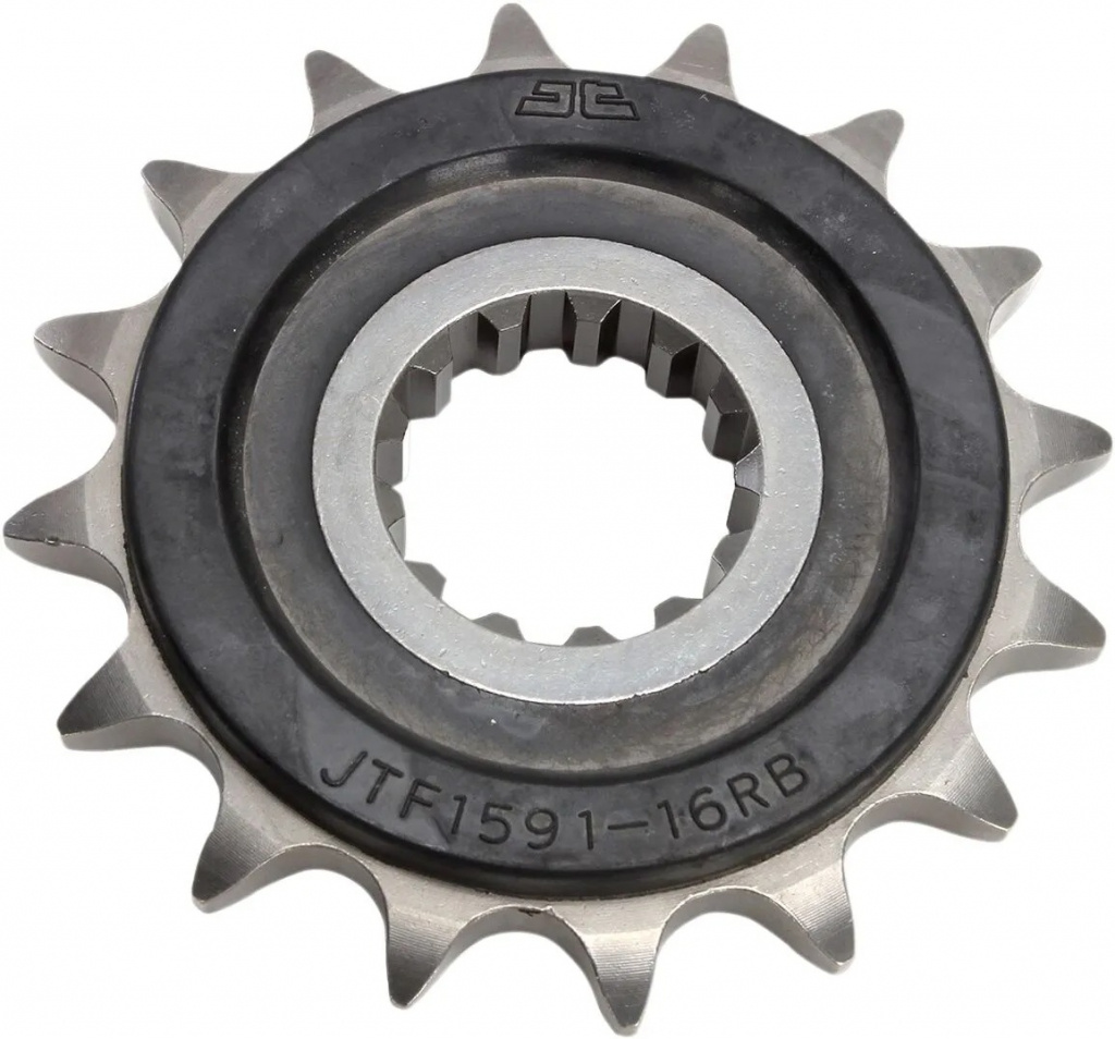 Jt Sprockets Jtf1591.16Rb Front Rubber Cushioned Sprocket 16 Teeth 525