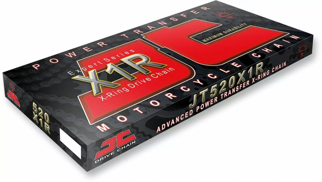 Jt Chains 530X1R 108 Rivet Link 530 X-Ring Replacement Drive Chain / N