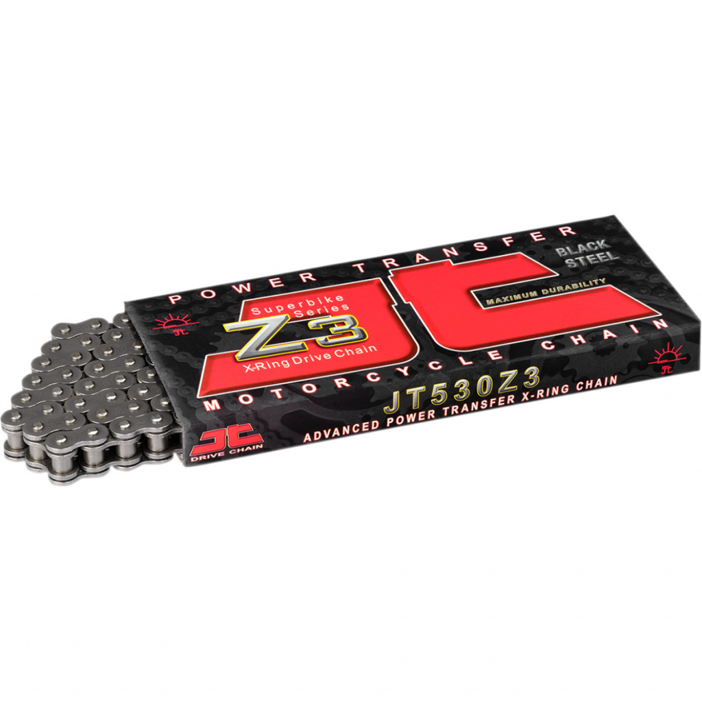 Jt Chains 530 Z3 120 Rivet Link 530 X-Ring Replacement Drive Chain / N
