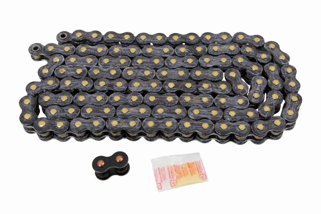 Rk Chain Xring 530X120 Bk/Gd Chain Rk530Zxw Bk 120R
