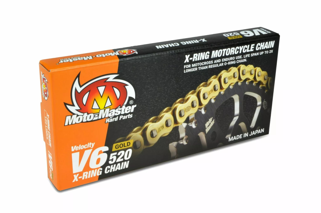 Moto-Master Chain X-R V6-520G 120 Pre Chain Mm520V6 Gg 120Cp