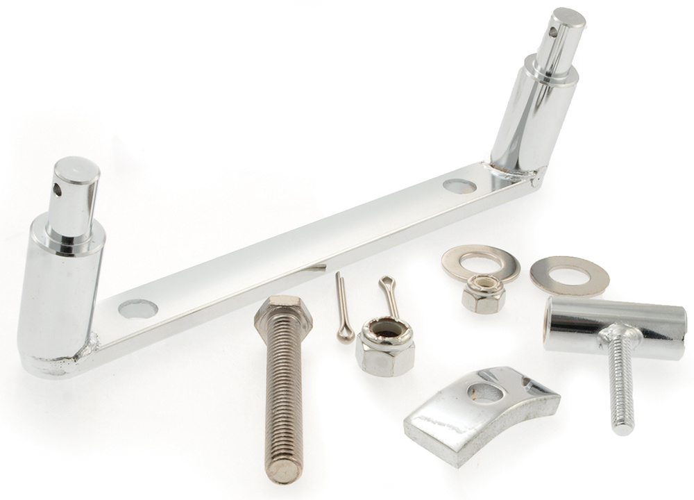 Solo seat brackets for Softail, chrome