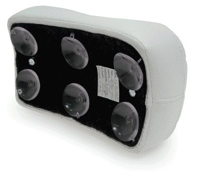 Pillion Pad white naugahyde 