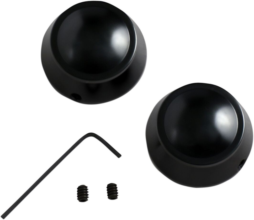 Drag Specialties Swingarm Pivot Bolt Cover Black Cover Pvt Blt Blk 04-