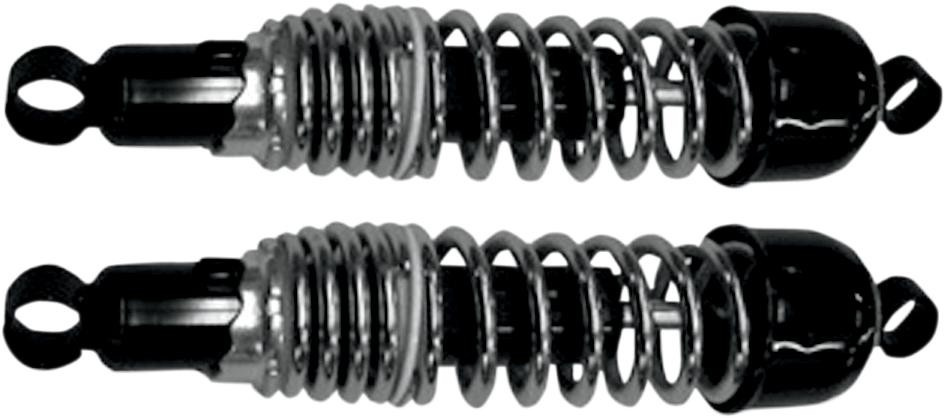 Emgo Shocks Black Body Chrome Spring Shock 340Mm Eye/Clevis
