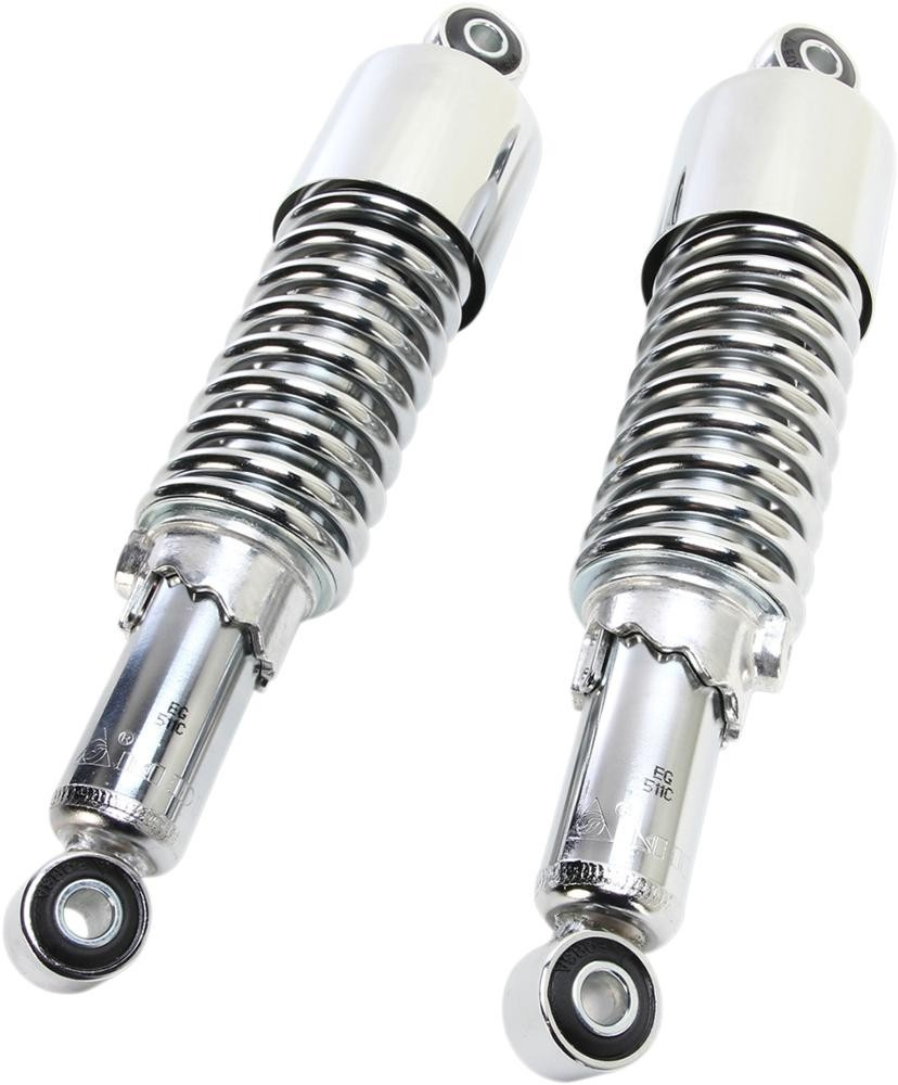 Emgo Shocks Chrome Body Chrome Spring Shocks Shorty Chrome