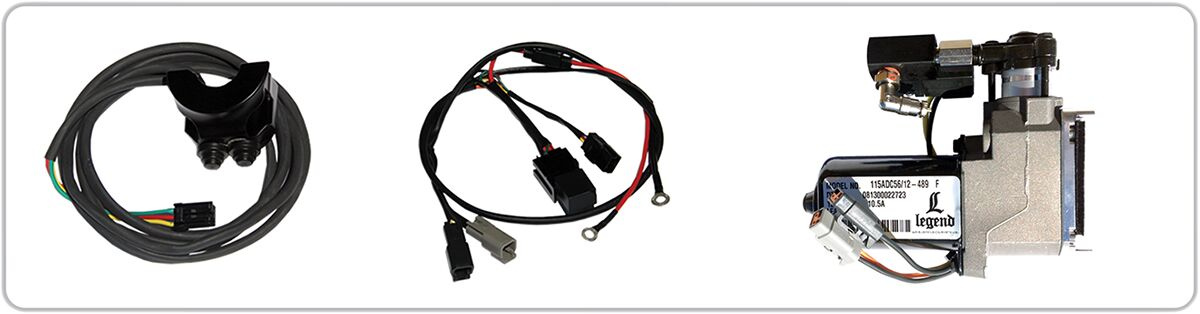 Legend Suspension Shock Suspensions Rear Air Aero-A Black Shocks Air A