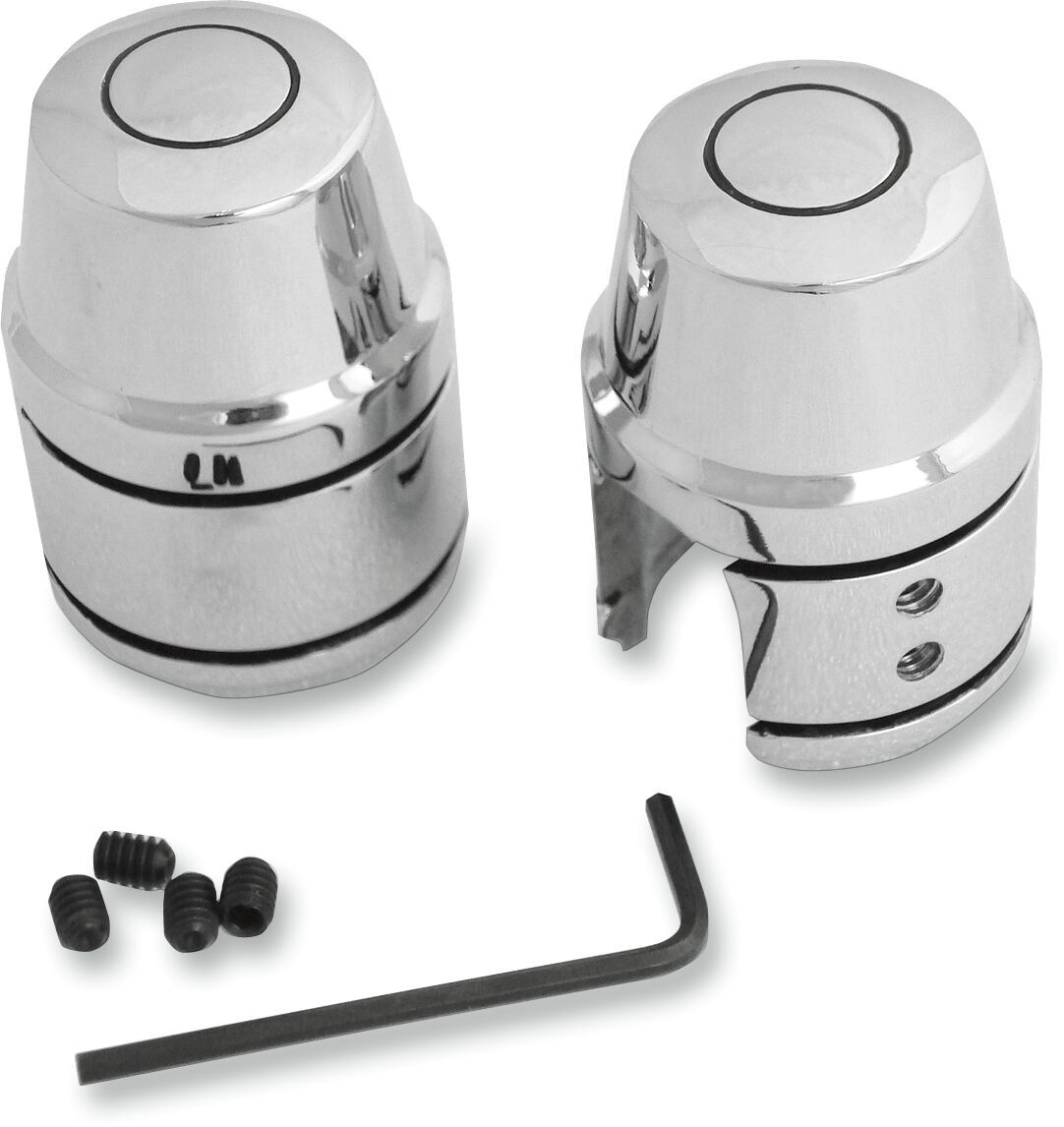 Drag Specialties Upper Shock Bolt/Stud Covers Chrome Cover Shk Bolt 86