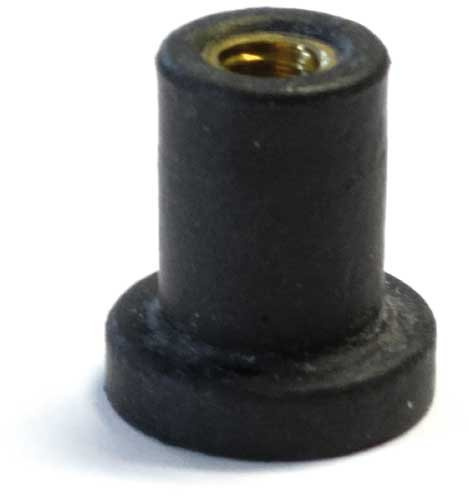 Well-nuts for FLHT/FLHR, nacelle,headlamp,speaker,radio, Thread 6-32