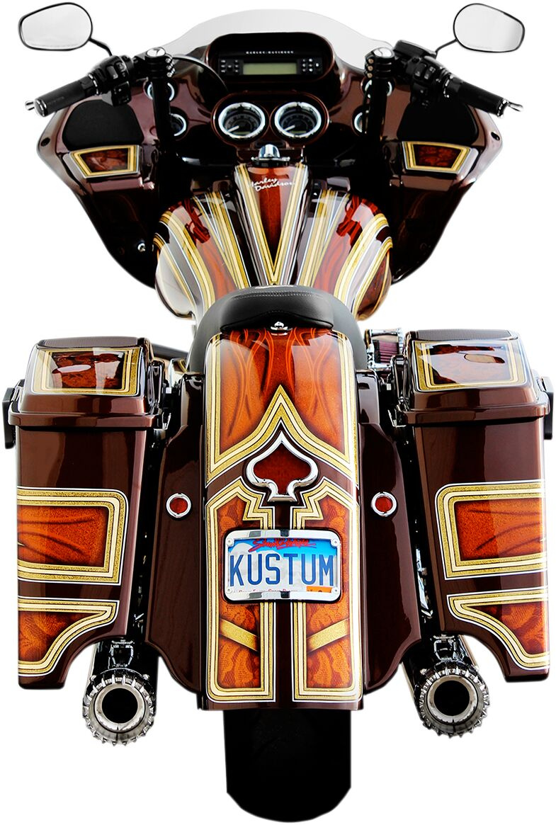 Klock Werks Rear Fender The One Smooth Panel Frenched Plate Pocket Flh