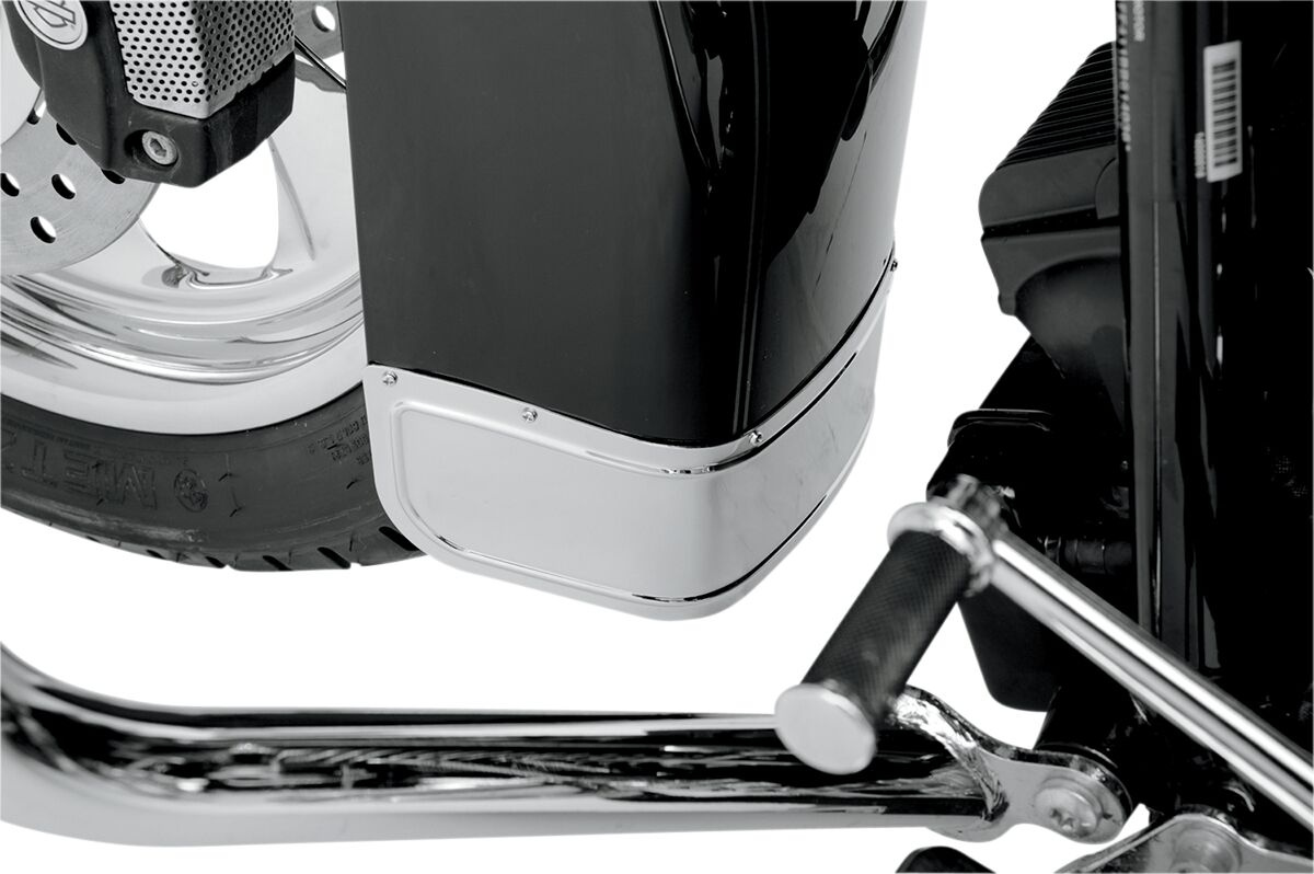 Drag Specialties Front Fender Chrome Skirt Plain Skirt Fndr Chr 80-13F