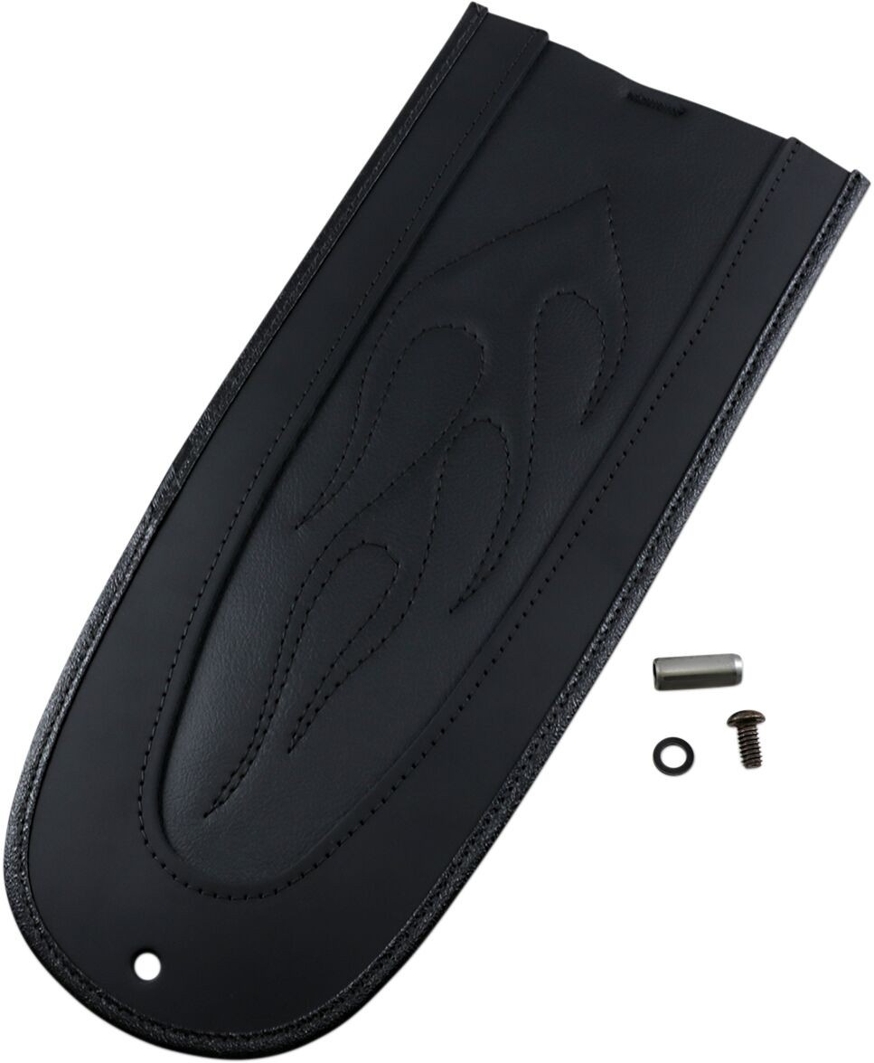 Drag Specialties Seats Fender Protector Fender Skins Rear Flame Stitch