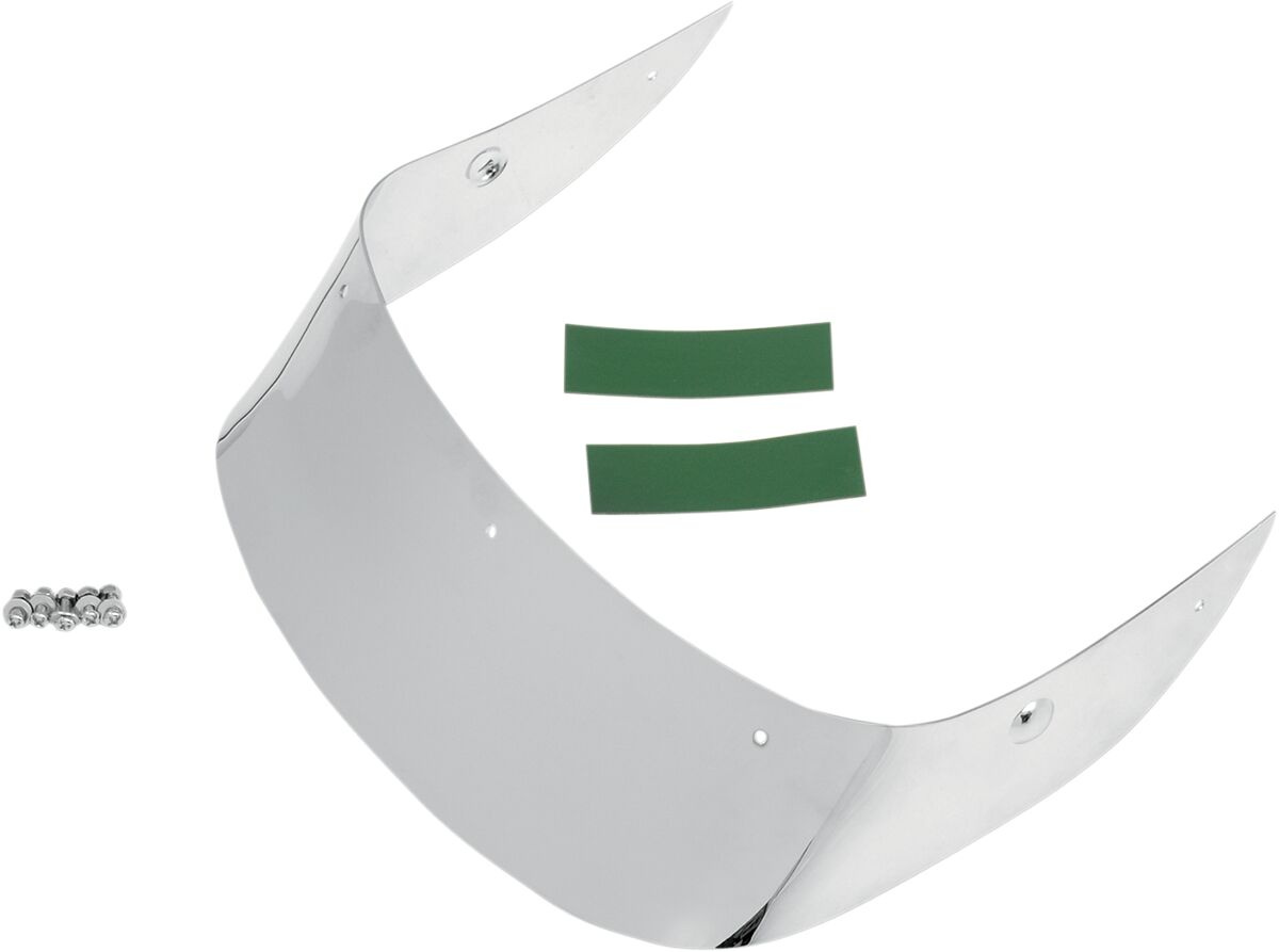 Drag Specialties Rear Fender Chrome Skirt Plain Hd Touring Skirt Rr Fn