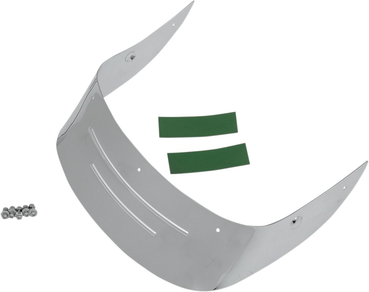 Drag Specialties Rear Fender Chrome Skirt Embossed Ribs Hd Touring Ski